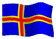 The flag of the &Aring;lands Islands